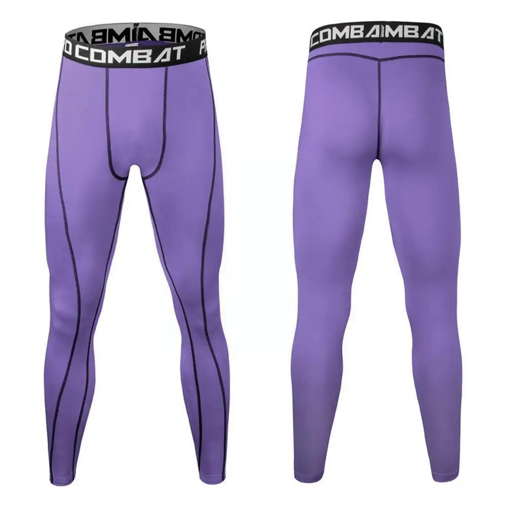 Мужские компрессионные облегающие леггинсы для бега спорта мужские