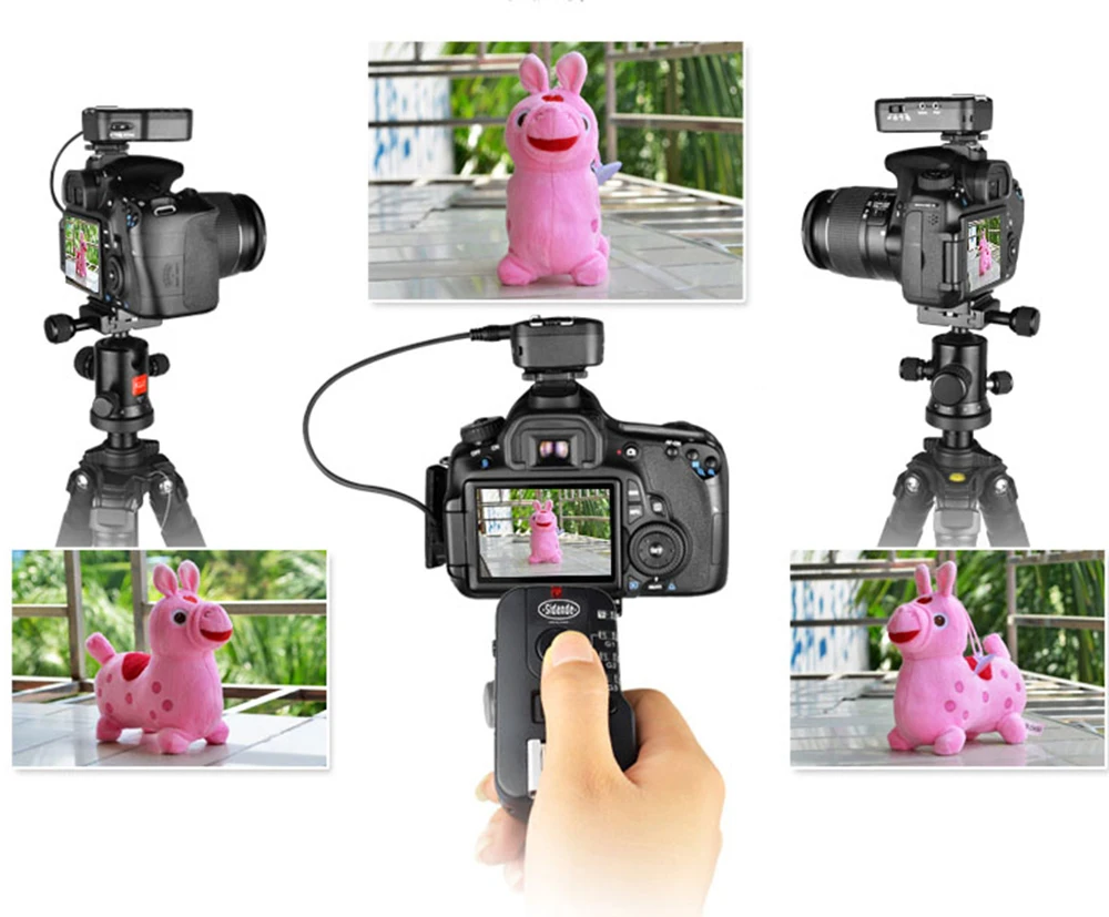 Беспроводной триггер для вспышки Sidande 2 4 ГГц Canon 5D3 60D 70D 600D 700D 100D EOS DSLR Nikon D600 D610 D800 D3100