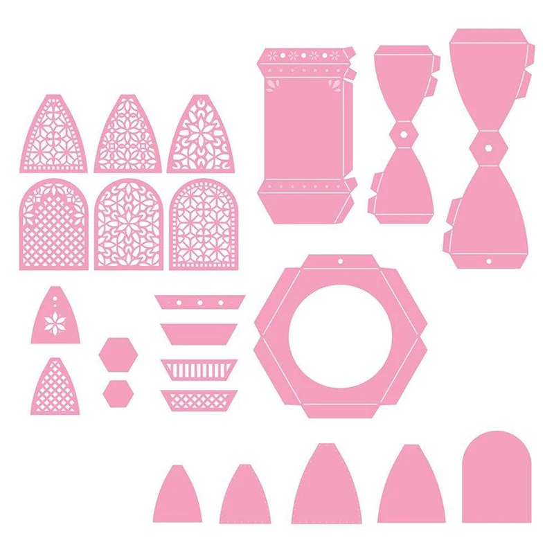 

Moroccan Hanging Lantern Craft Mold Metal Cutting Dies for Scrapbooking Stencil Knife Mould Blade Diy Punch Model Decor Template