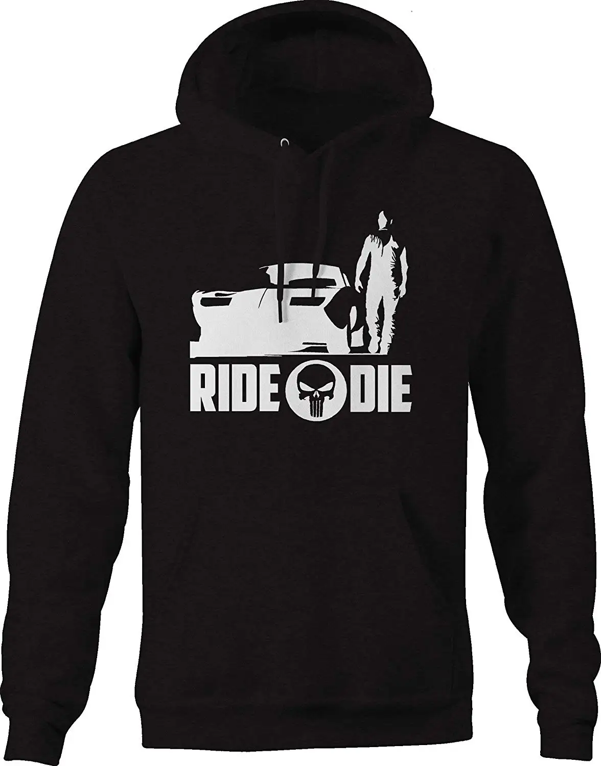 Vin Diesel Fast Furious Charger Punisher Skull Hooded Sweatshirt Shirt Customized Handmade |