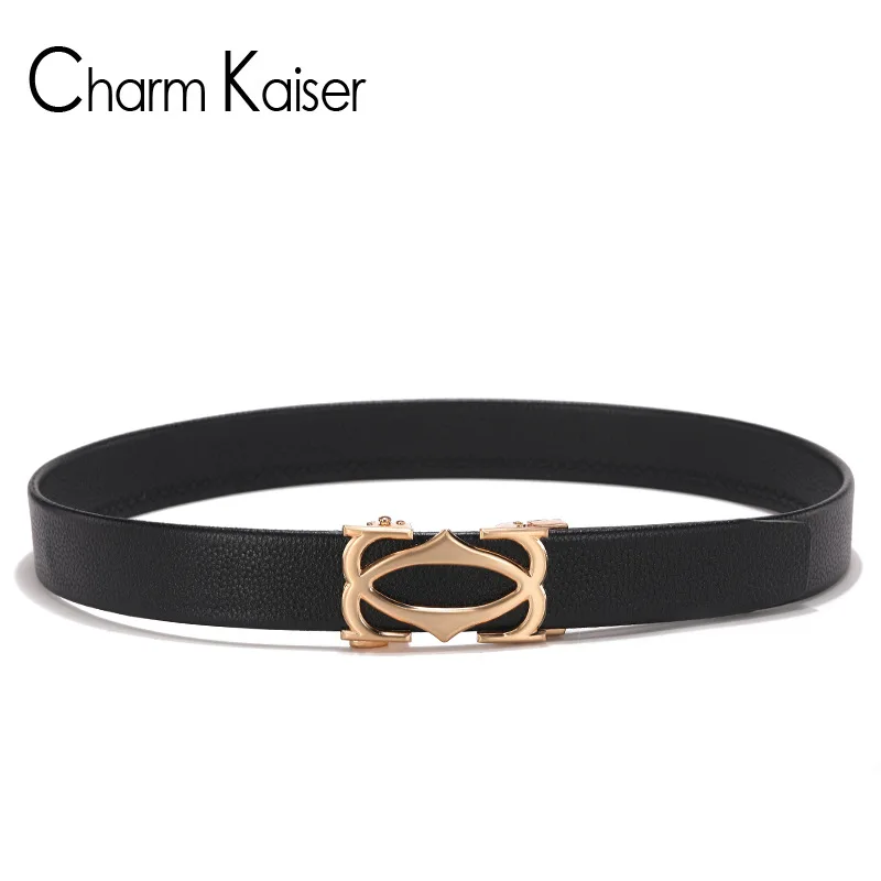 

CalacmKlelm High quality Designer Belts Men Fashion Letter Luxury Famous Brand Genuine Leather Belt MenExquisite Waist Strap