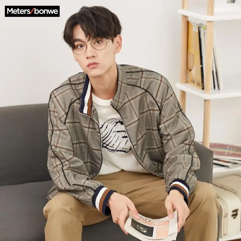 Metersbonwe 2020 Весенние новые мужские повседневные уличные куртки Мужские Простые