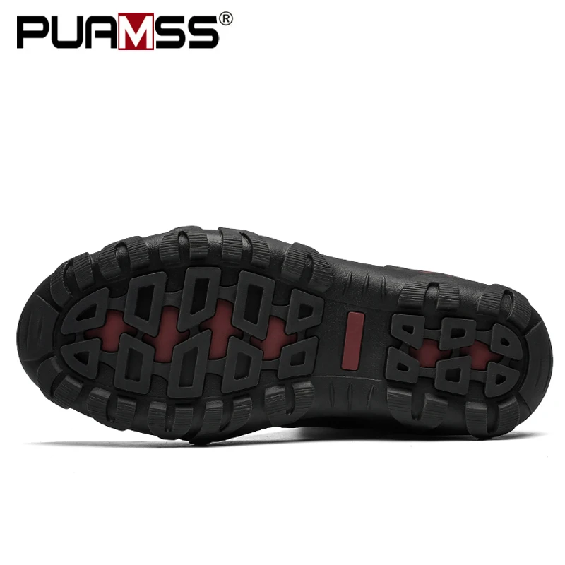 Брендовые мужские ботинки зимние до середины икры высококачественные