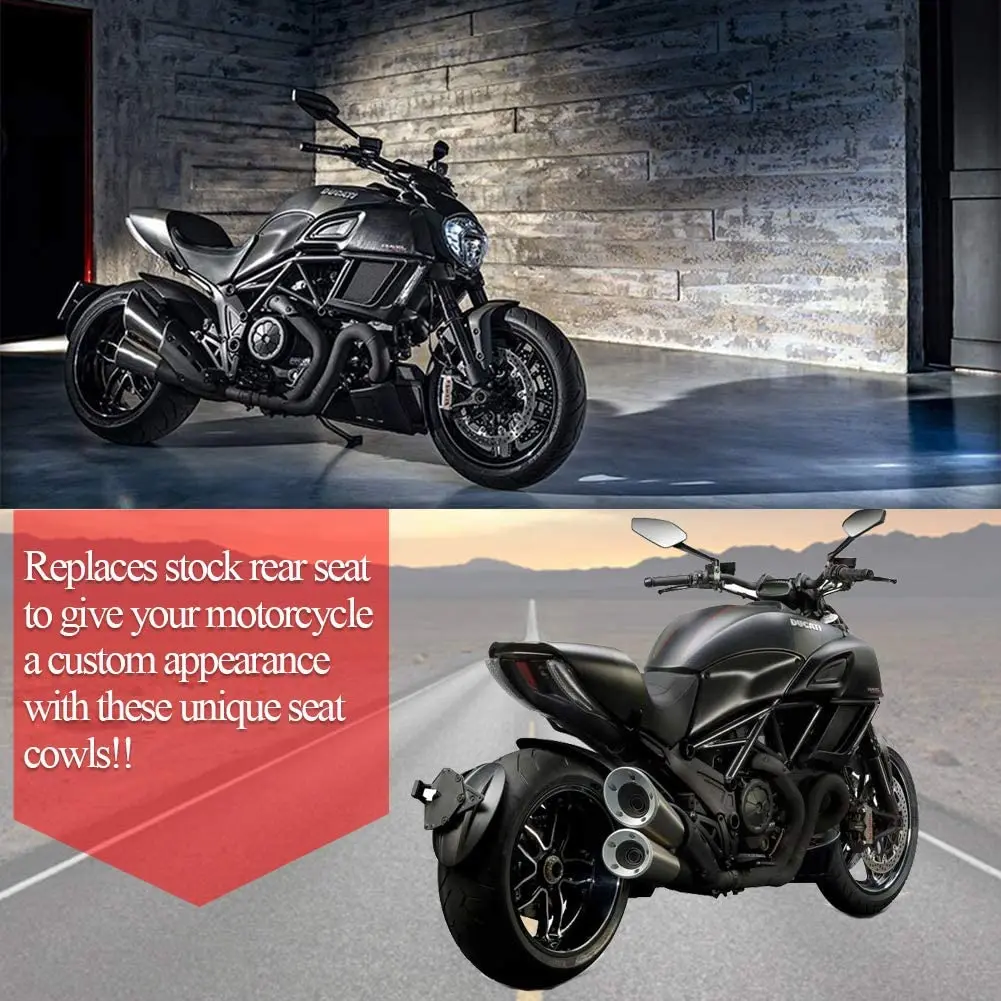 Чехол для капота заднего сиденья обтекатель соло пассажирский Pillion DUCATI 420el 1200 CROMO