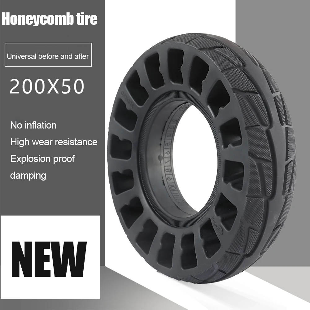 

8 1/2*2 Electric Scooter Rubber Tire Solid Tire Non-slip Shock Absorber Tyre for Xiaomi M365/PRO Electric Scooters Replace Tire