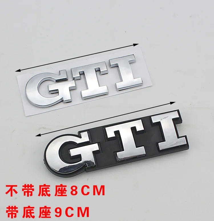 Для Volkswagen Polo, Golf 6 7 GTI Автомобильный логотип Volkswagen GTI наклейки на бампер крутой багажник стандартные автомобильные Логотипы