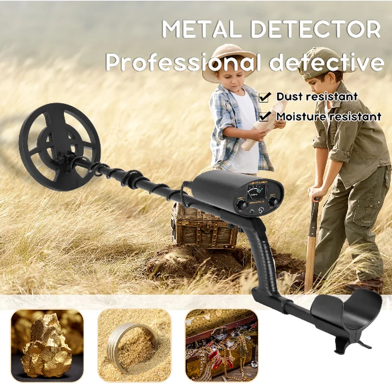 

GT6100 Waterproof Underground Metal Detector All Metal Mode Jewelry Gold Finder with Shovel