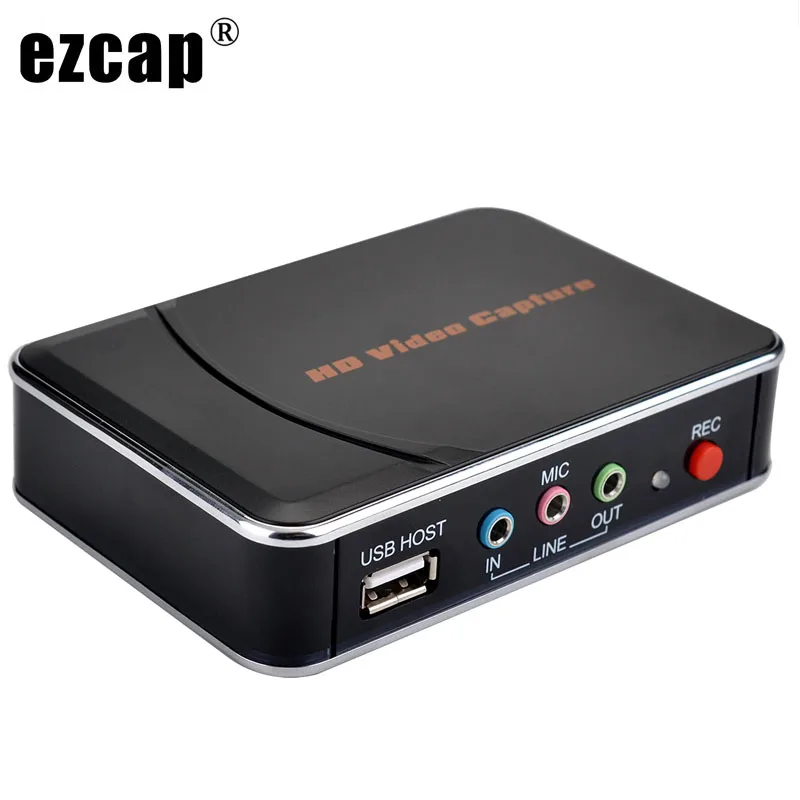 Оригинальный подлинный Ezcap280 HDMI YPbPr HD видеорегистратор для захвата игр коробка