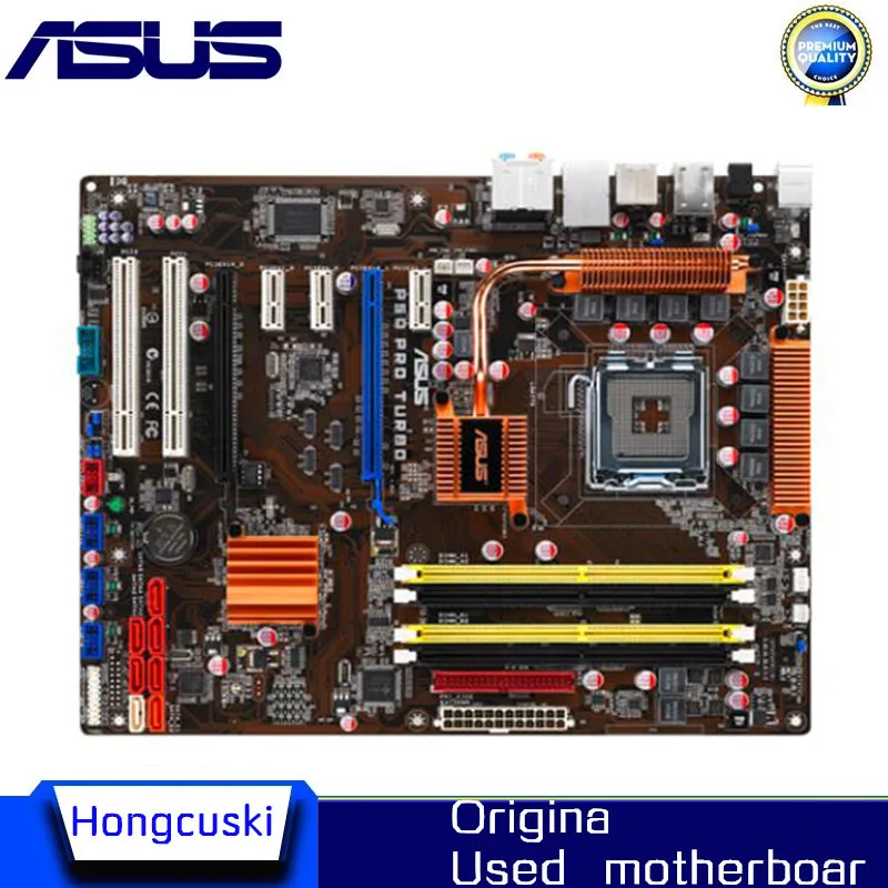 Разъем LGA 775 для ASUS P5Q PRO Turbo оригинальный б/у настольный компьютер Intel P45