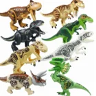 Конструктор для блокировки, Динозавры юрского периода, тираннозавр рекс, виверн, Велоцираптор, игрушки для детей