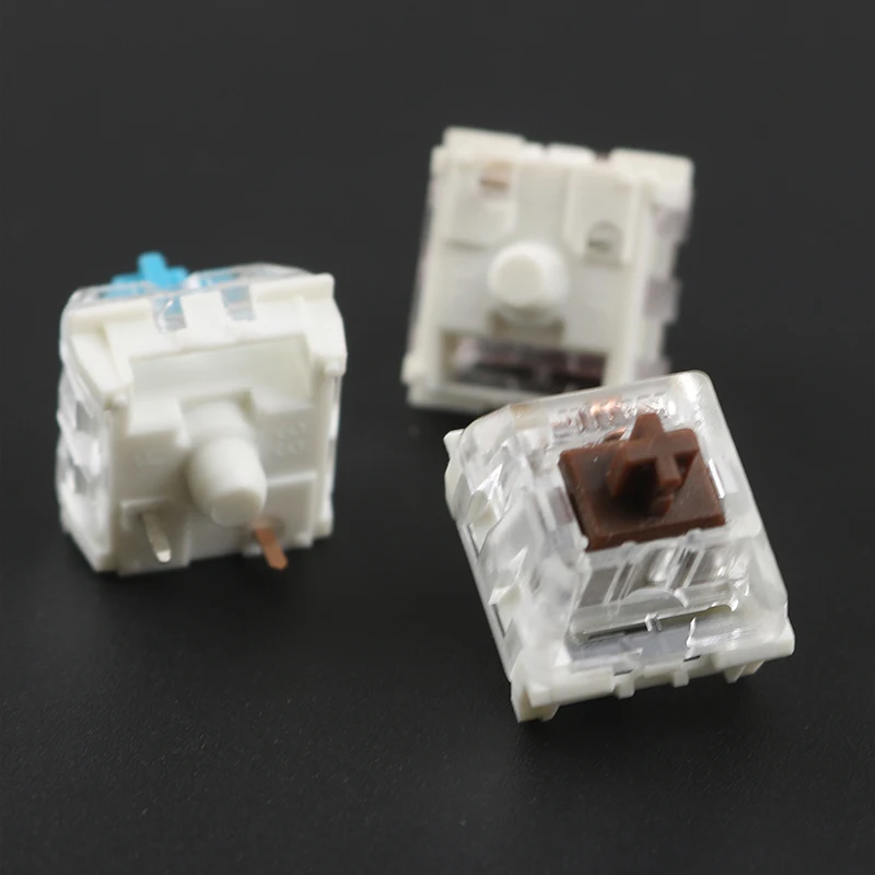 Механическая клавиатура Kailh с переключателем RGB SMD черная красная коричневая