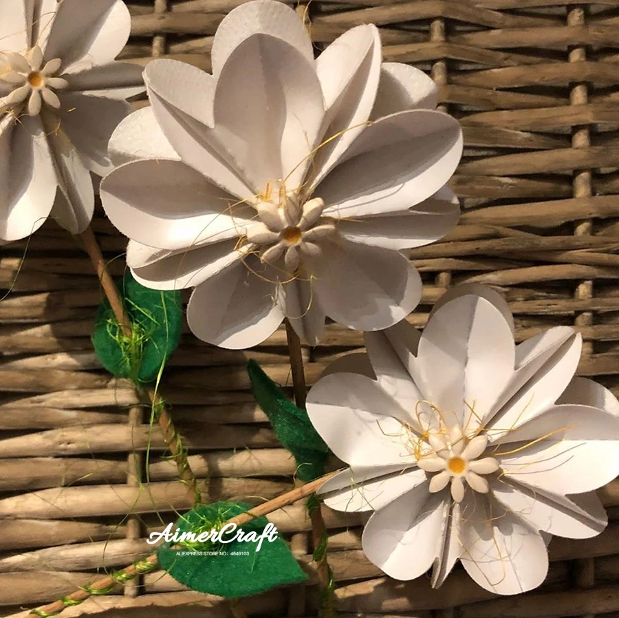 3D цветок Звезда Металла резки штампы трафарет для скрапбукинга DIY декоративное