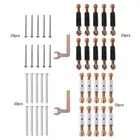 10 пар 86 Тип настенный выключатель кассета нижний Чехол Инструменты для ремонта повреждений Регулируемая длина кронштейн стержень рычаг торцевой винт