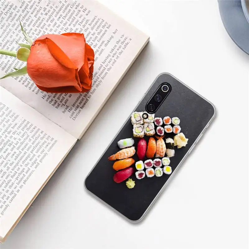 

Japanese cuisine Sushi food Phone Case For xiaomi Redmi 5 5A plus 7A 8 note 2 3 4 5 5A 6 7 GO K20 A2 shell Funda