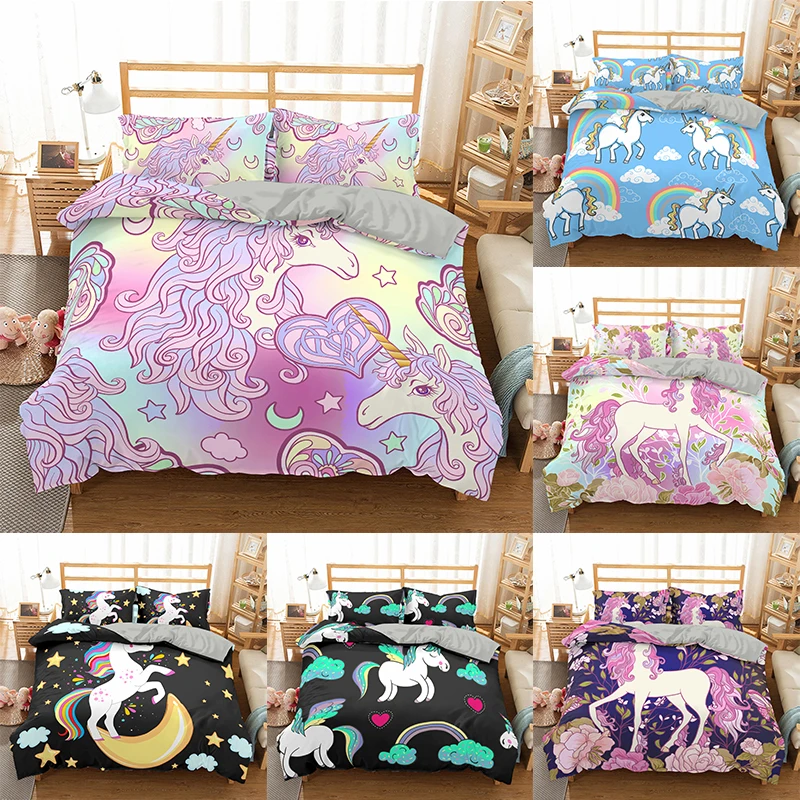 Пододеяльник со звездами и мультяшными рисунками наволочки двойные королевские