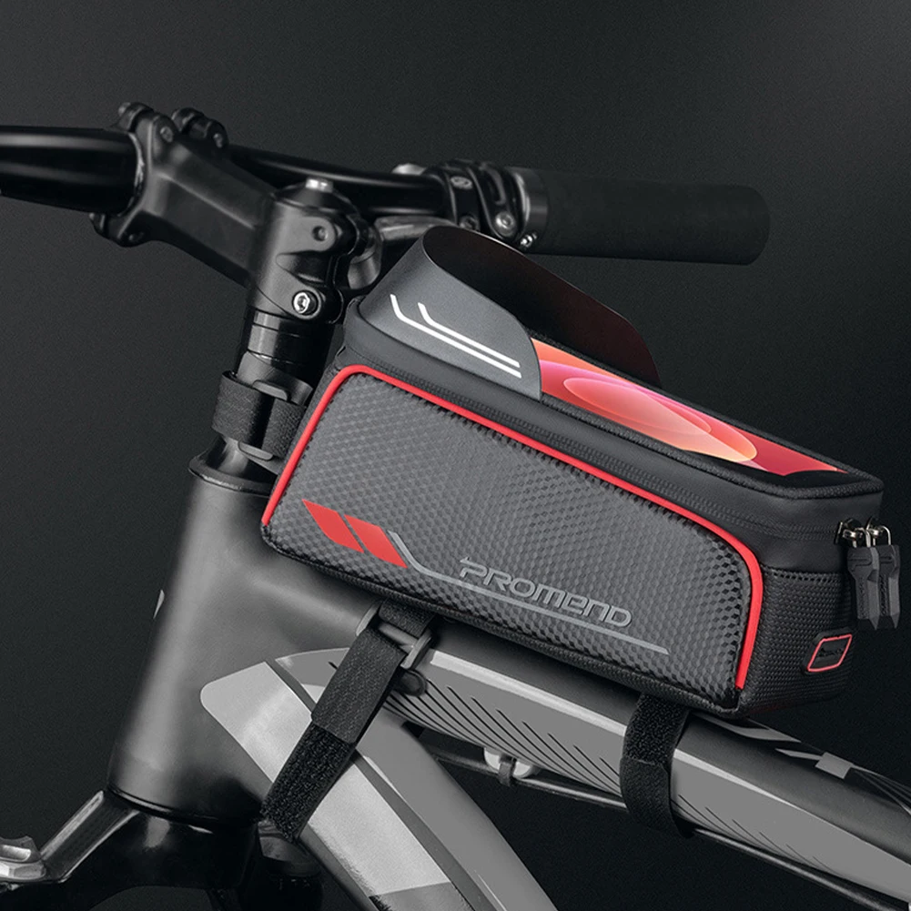 

MAN New Bike Bag Frame Front Top Tube Cycling Bag Waterproof 6.2in Phone Case Touchscreen Bag MTB Pack Bicycle Accessories
