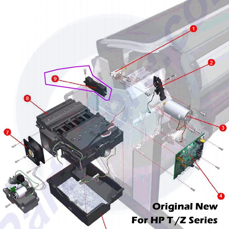 

Original For HP T610 T770 T790 T795 T1100 T1200 T1300 T2300 Z2100 Z3100 Z3200 Drop detector sensor assy Q5669-60666 Q5669-60150