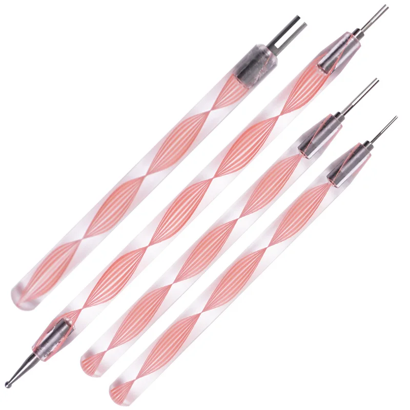 Набор инструментов для квиллинга JUYA 3 в 1 и 4 в 1 - Цвет: 4 in 1 Pink