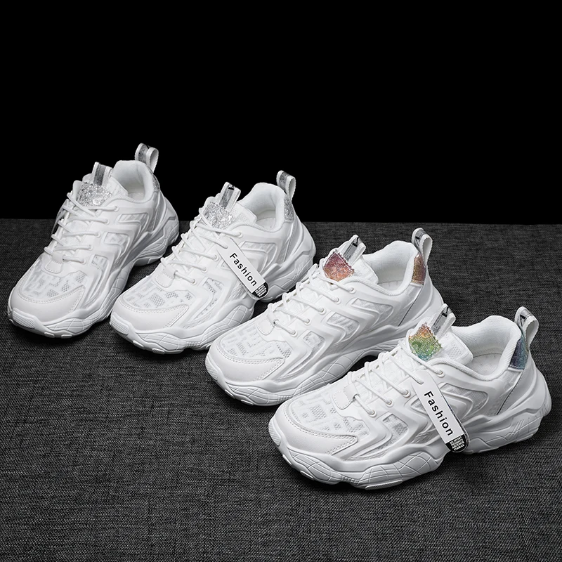 

Summer New Women's Height Increase Breathable Mesh Casual Sports Shoes