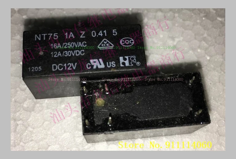 NT75 1A Z 0 41 5 DC12V 115F 6P 12V старый|Интегральные схемы| |