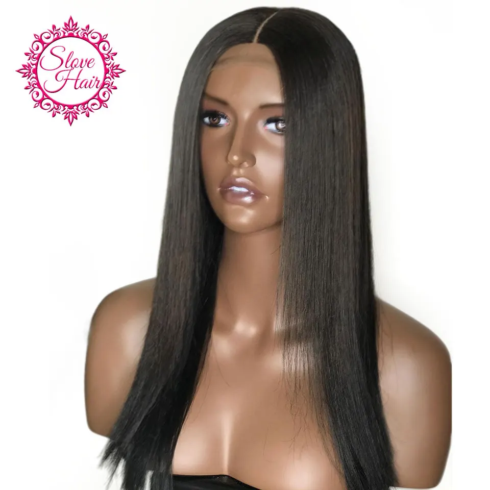 13*4 парики из натуральных волос на кружеве для женщин черный цвет Remy бразильские