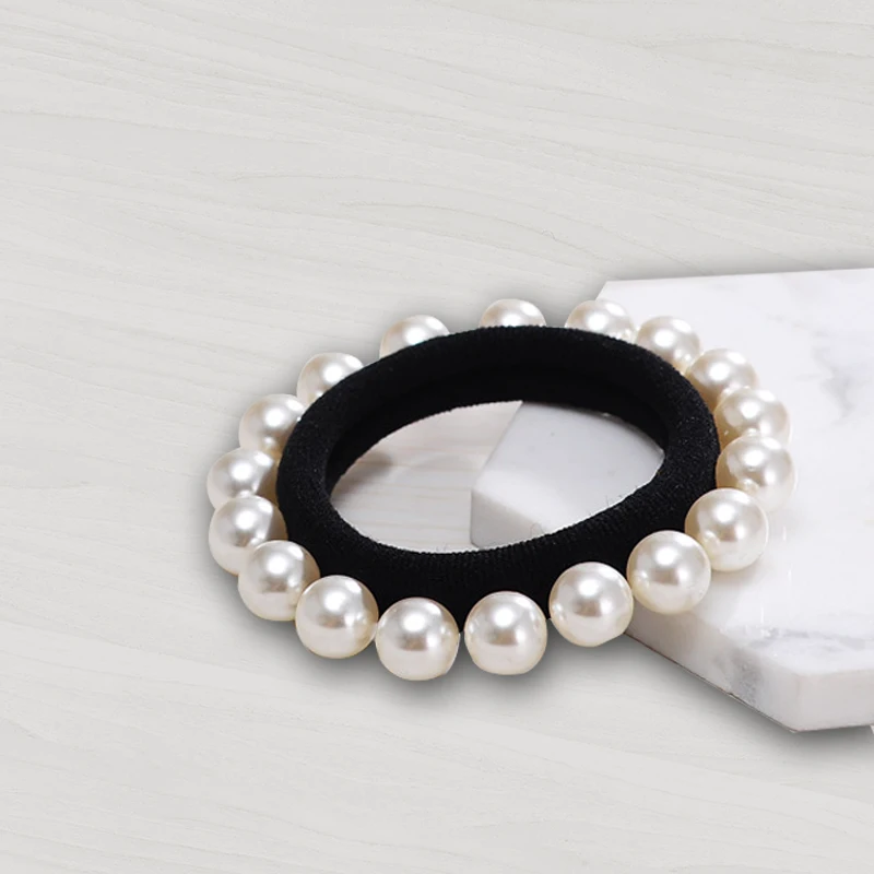 Корейские жемчужные ободки распродажа бисером резинки для волос эластичная