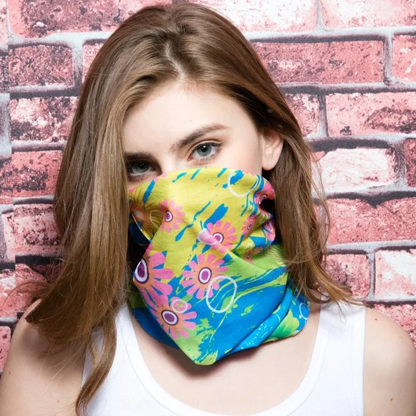 Большая упаковка из 12 цветов 100% хлопок не выцветающие банданы с узором огурцы в