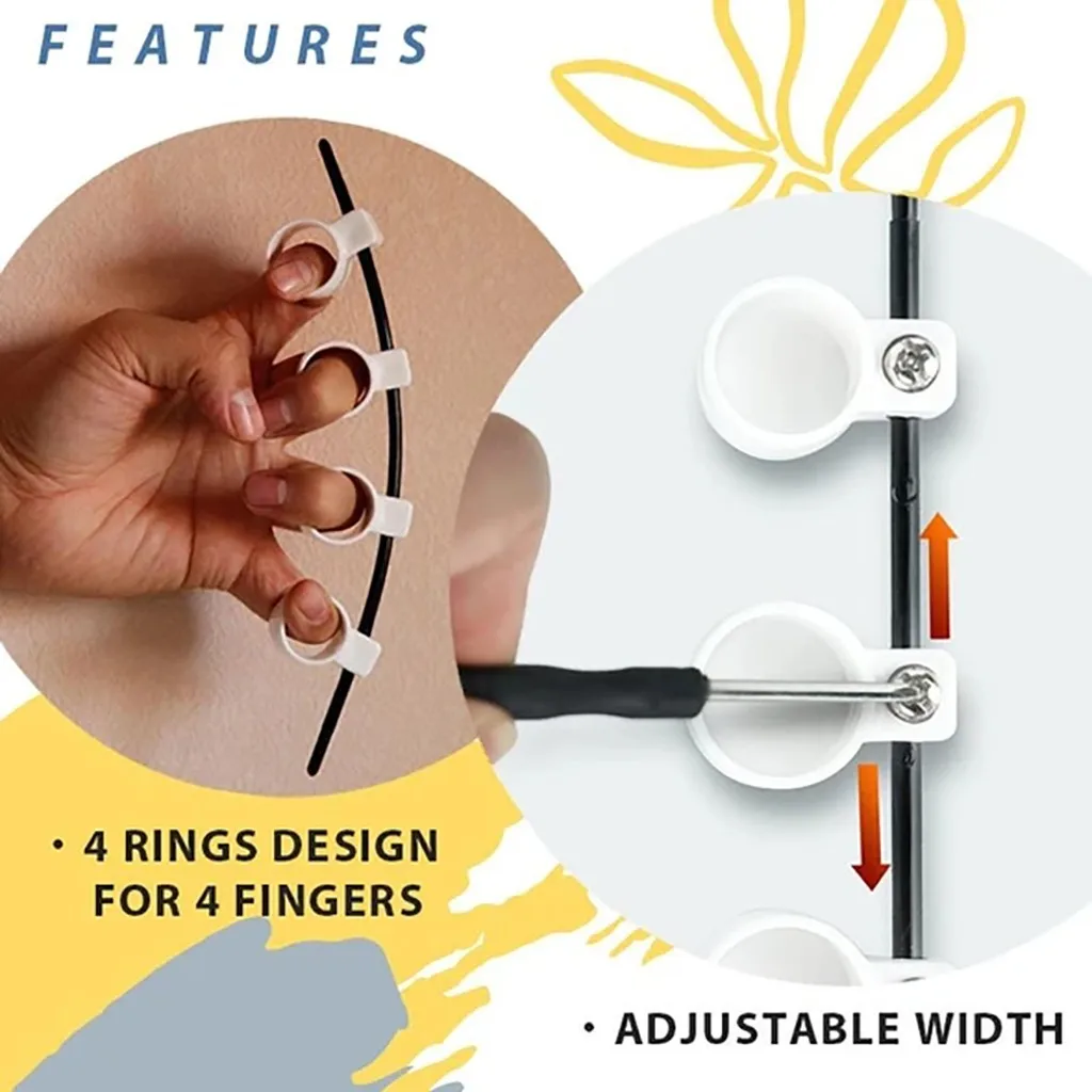 Регулируемый расширитель струн для взрослых/детей пальцев гитары тренажер