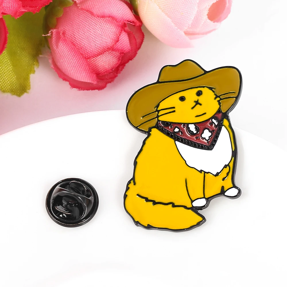 Желтая эмалированная ковбойская шляпа в западном стиле для мужчин и