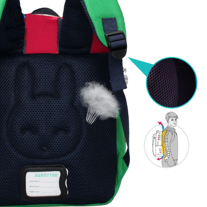 Детский рюкзак в виде единорога ортопедический школьный ранец с 3D рисунком