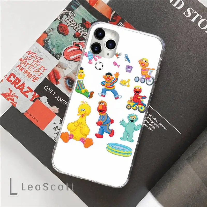 

Ins Sesame Street Cookie Phone Cases For iphone 12 5 5s 5c se 6 6s 7 8 plus x xs xr 11 pro max