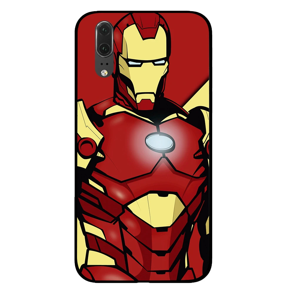 7 Ironman и Hulk Marvel Comic черный чехол для телефона huawei P30 P20 mate 10 20 Pro Lite Nova 3 4 3i чехол - Цвет: 7