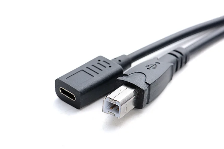 Тип C разъем USB 2 0 B Мужской кабель для передачи данных адаптер принтер мобильного