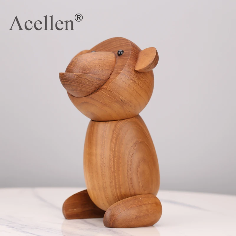 Ручной работы деревянные обезьянки миниатюрные фигурки животное дерево ремесло