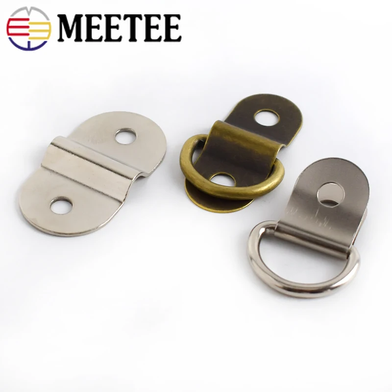 Металлическая D образная Пряжка Meetee 4/10 шт. U образные зажимы свод моста для сумок