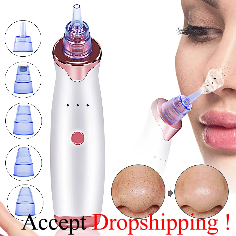 Электрический лицевой пор вакуумный отсос для угрей удаления машина с 5 зондами