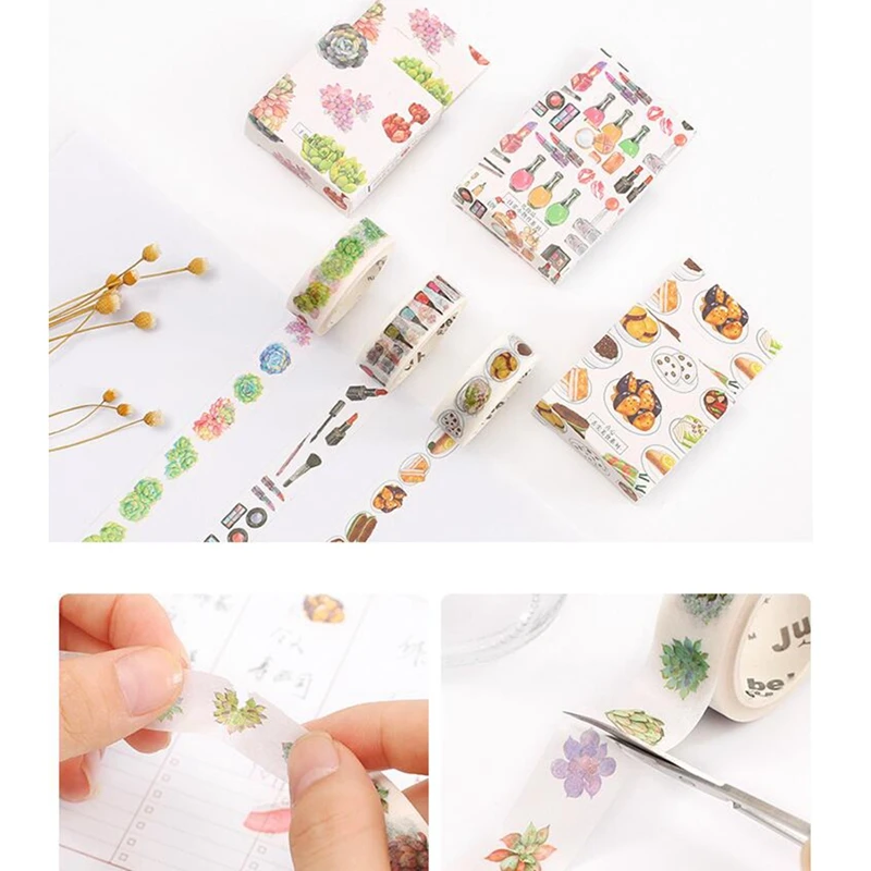 Декоративная Васи лента маскировка кактуса школьные принадлежности рукоделие