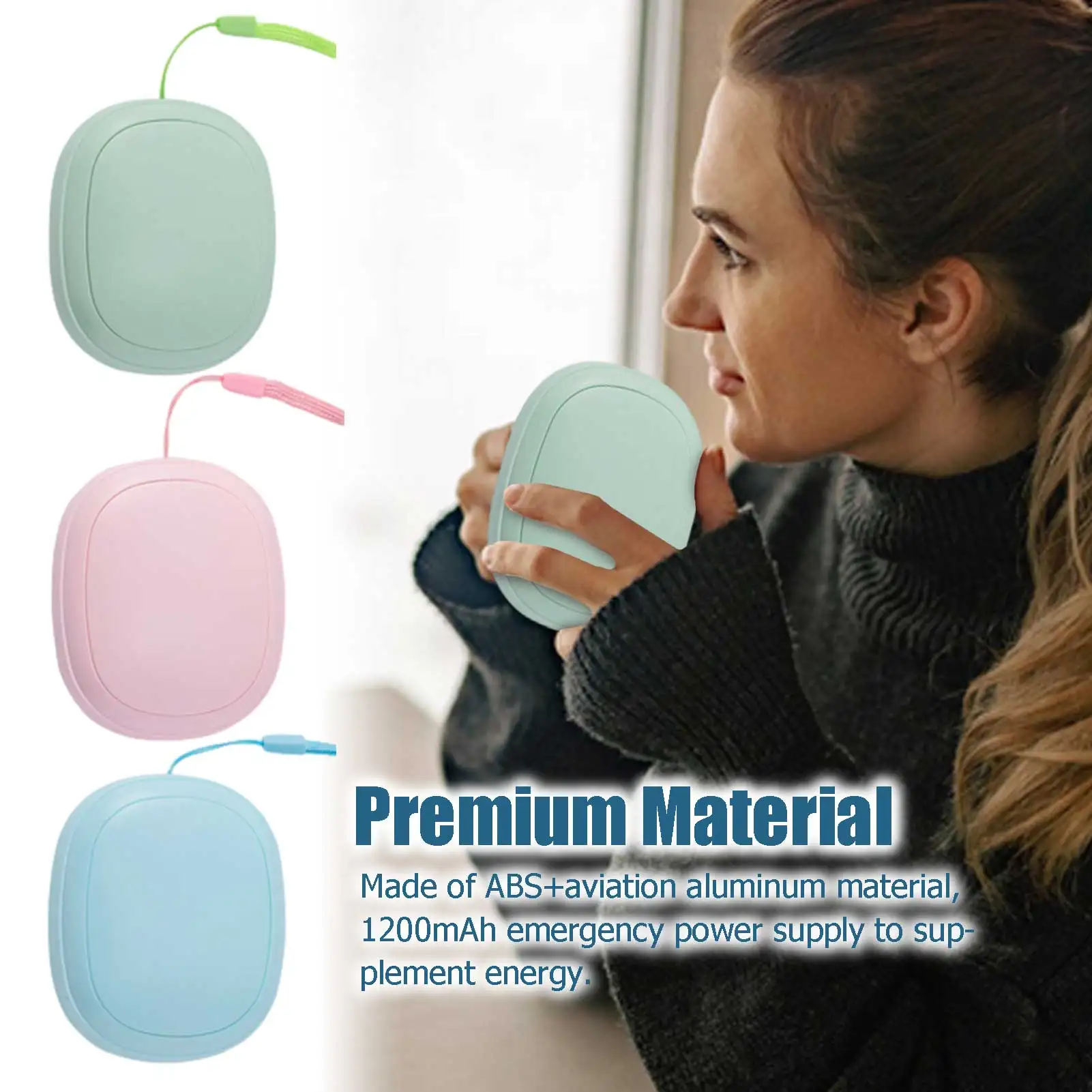 

10000mAh Winter Heater Mobile Power Mini Electric Hand Warmer USB Rechargeable Home and Outdoor Travel Handheld Warming Tools