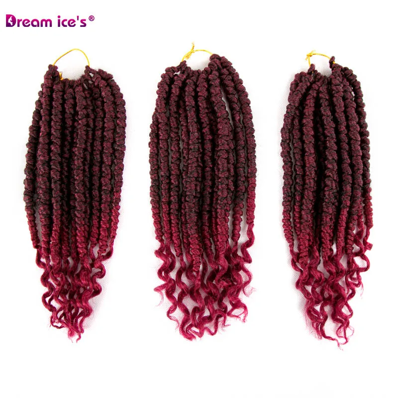 Синтетические косички для волос 14 дюймов 24 корня/упаковка|Вьющиеся дреды| |