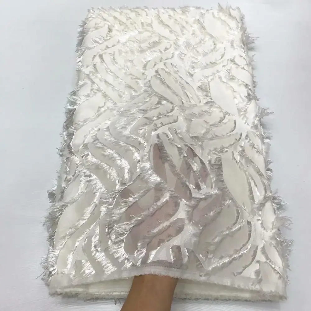 Самая популярная 3d кружевная ткань жаккард Tissu Нигерия высокое качество