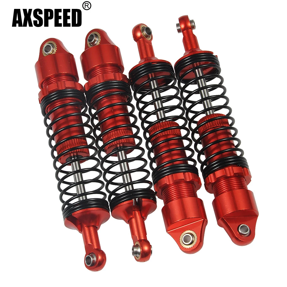 AXSPEED 4 шт. 90/100/110/120 мм алюминиевый амортизатор масла регулируемый для осевого SCX10 II