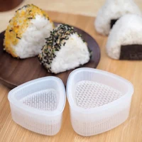 4pcsset sushi mold onigiri rice ball food press triangular sushi maker mold sushi kit japanese kitchen bento diy accessories