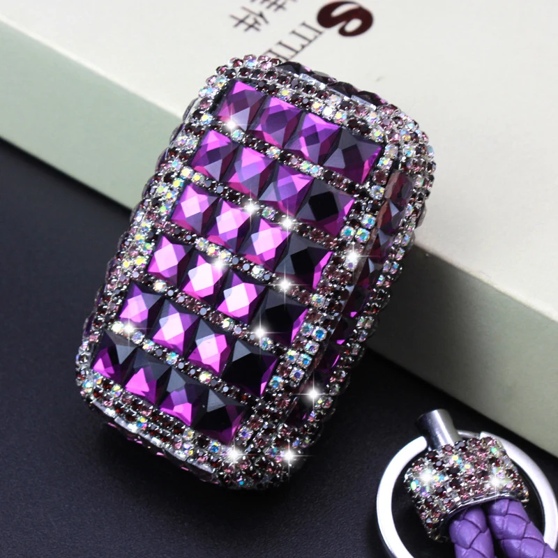 Роскошный Бриллиантовый чехол для автомобильного ключа Land RoverA9 Range Rover Sport Evoque