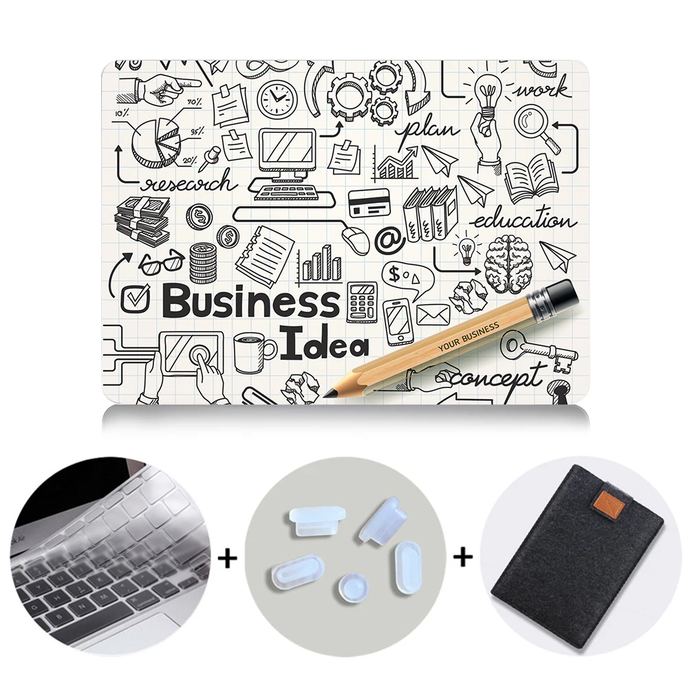 MB08 МТТ чехол для ноутбука Apple MacBook Air Pro Retina 11 12 13 15 Touch bar лампочка печатных mac book 12 дюймов жесткий - Цвет: MB08