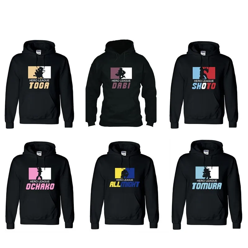 Толстовка с капюшоном My Hero академия толстовки All Might Todoroki Shoto пуловер 3D принтом для