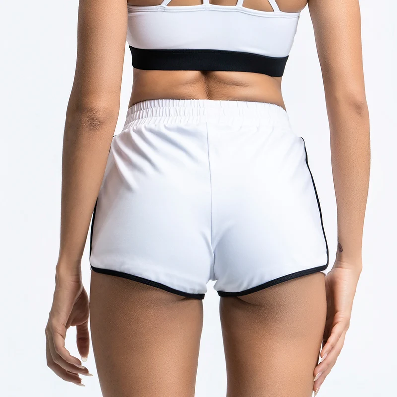 2020 спортивные женские шорты для йоги быстросохнущие двухслойные Нескользящие
