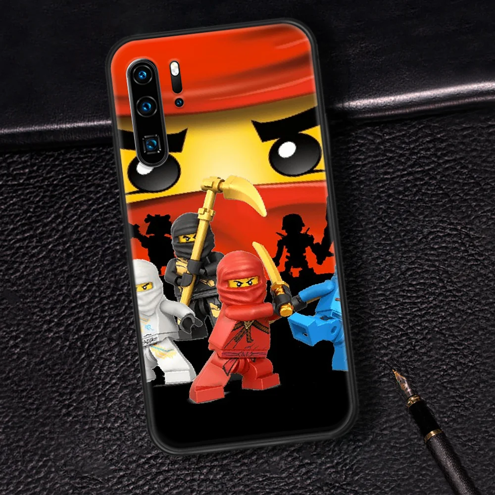 

Legos Ninjago Phone Case For Huawei P Mate 10 20 30 40 Pro Lite Smart 2019 2021 black Cover Fashion Cell Trend Bumper Painting