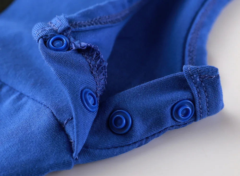 Детский комбинезон с коротким рукавом мультяшным принтом| |