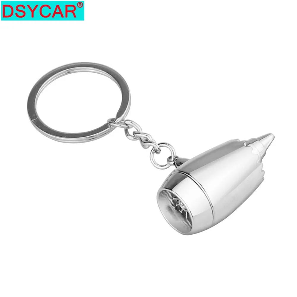 DSYCAR 1 шт. металлический брелок для ключей в виде самолета Брелок с двигателем