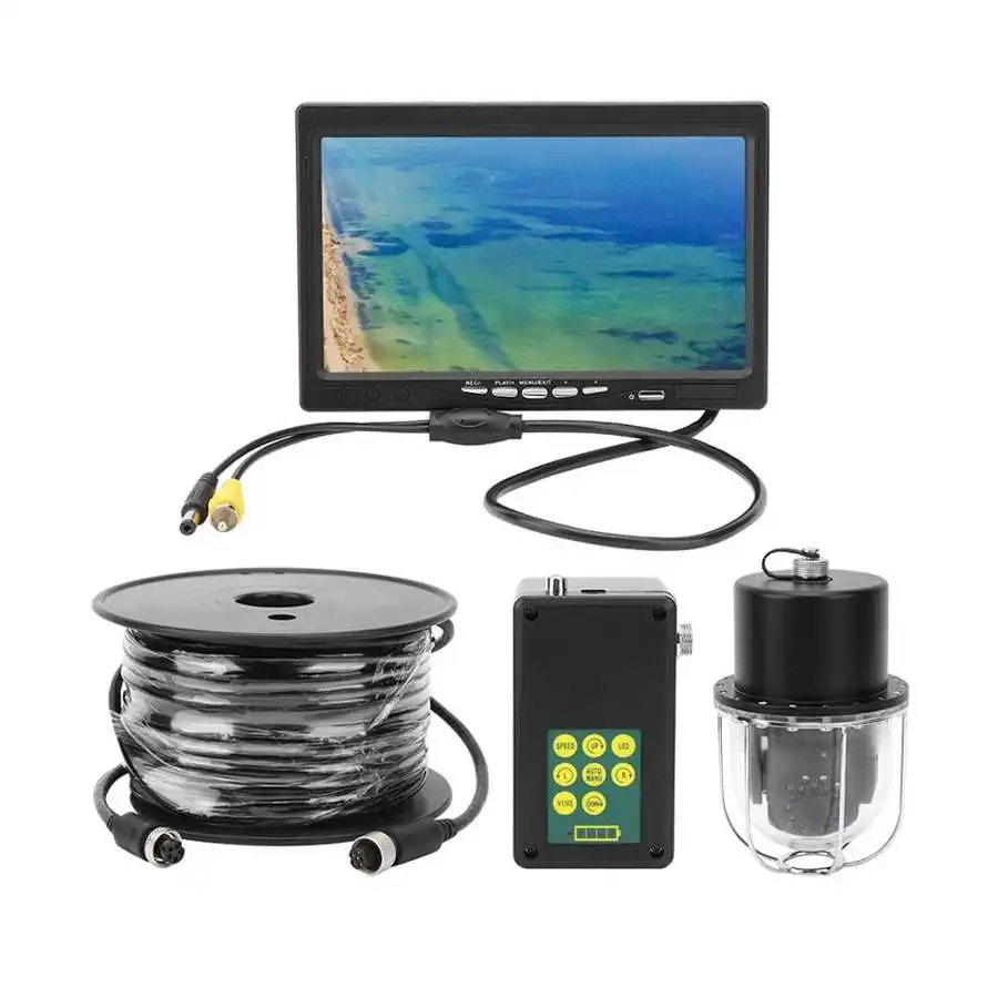 7in TFT LCD подводная рыболовная камера водонепроницаемый рыболокатор 360 градусов